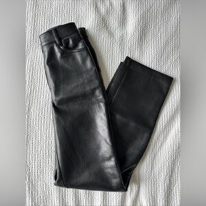 Aritzia Wilfred Melina pant faux leather high waist black size 00